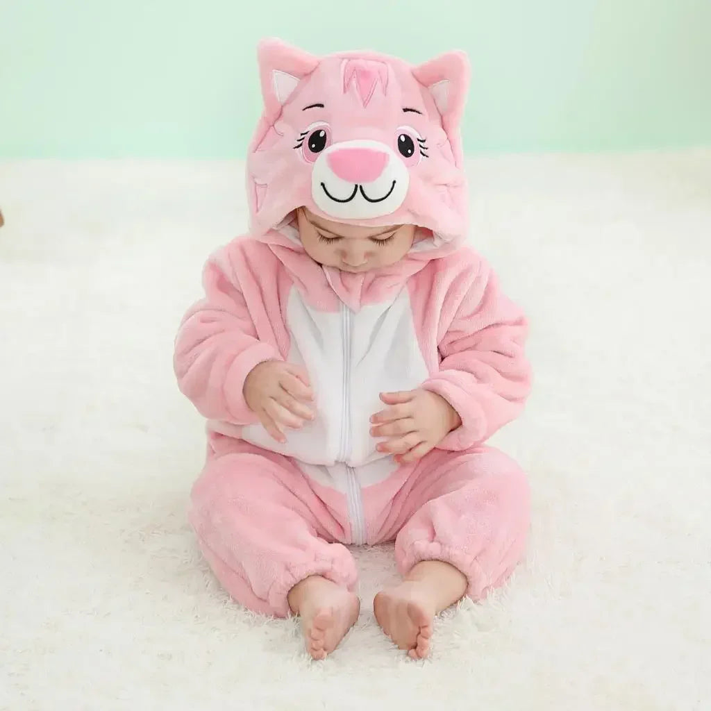 Perfectly Cozy Plush Animal Rompers: Kids' Stitch Pajamas & More